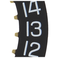 Datumanzeiger 3H Schwarz/Weiss