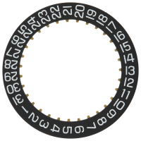 Datumanzeiger 2H Schwarz/Weiss - suspendiert in der Achse