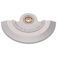 Schwungmasse montiert rhodiniert Fl&auml;che spiralig 25JSM