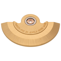 Schwungmasse montiert vergoldet Fl&auml;che spiralig 25JSM