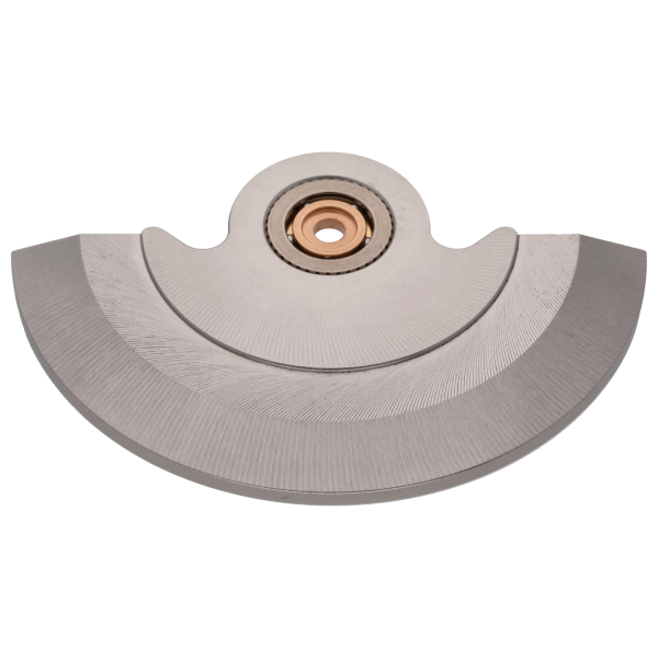 Schwungmasse montiert vernickelt Fläche spiralig