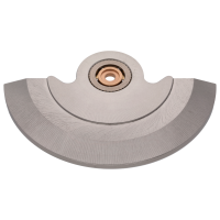 Schwungmasse montiert vernickelt Fl&auml;che spiralig