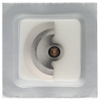 Schwungmasse montiert vernickelt Fläche spiralig