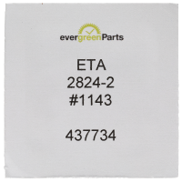 Schwungmasse rhodiniert Gerade Genfer Rippe gerade 2 mm