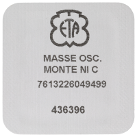 Schwungmasse montiert vernickelt gewendelt 25 Steine