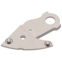 Unruhbr&uuml;cke vernickelt Fl&auml;che spiralig Absatz spiralig