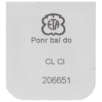 Unruhbrücke vergoldet Fläche spiralig Absatz spiralig