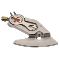 Unruhbr&uuml;cke montiert vernickelt Kantenbruch diamantiert Fl&auml;che spiralig Absatz spiralig