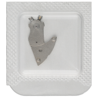 Unruhbrücke montiert vernickelt Kantenbruch diamantiert Fläche spiralig Absatz spiralig