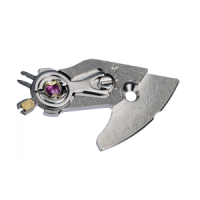 Unruhbr&uuml;cke montiert vernickelt Fl&auml;che spiralig Absatz spiralig