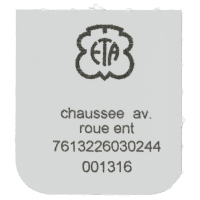 Minutenrohr mit Antriebsrad H0 (h=1,75 mm)