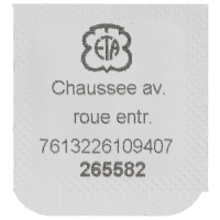 Minutenrohr mit Antriebsrad H8 (h=3,65 mm)