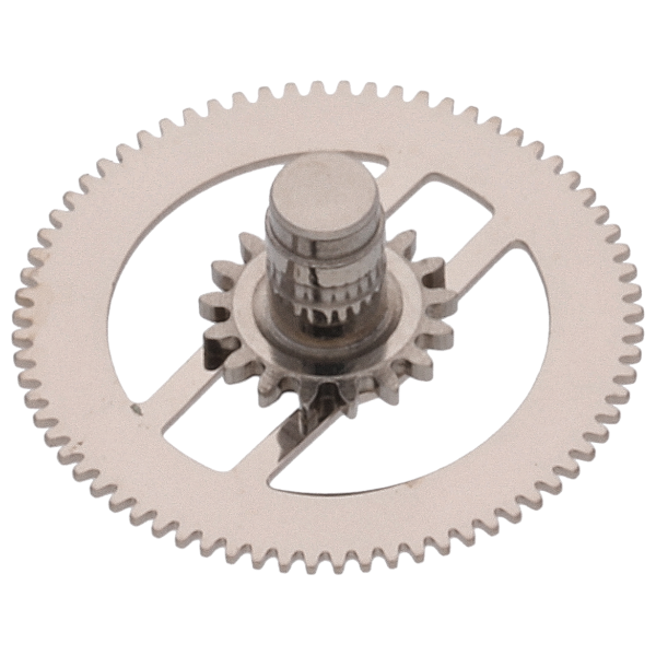 Minutenrohr ohne Sekunde mit Antriebsrad H1 (h=1,75 mm)