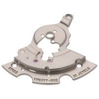 Gestell f&uuml;r Automatik, vernickelt Fl&auml;che spiralig Absatz spiralig 22 Steine