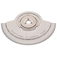 Schwungmasse montiert vernickelt Fl&auml;che spiralig flaches decor spiralig 21JS