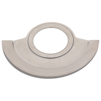 Schwungmasse vernickelt Fl&auml;che spiralig flaches decor spiralig 21 Steine