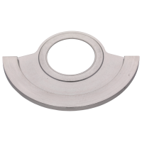 Schwungmasse rhodiniert Gerade Genfer Rippe gerade 2 mm flaches decor spiralig