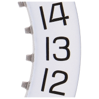 Datumanzeiger 3H Weiss/Schwarz