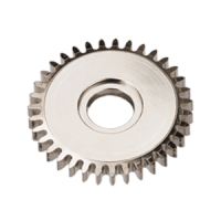 Kronrad, vernickelt, Kantenbruch poliert