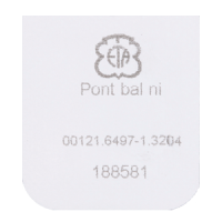 Unruhbr&uuml;cke vernickelt