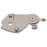 Unruhbr&uuml;cke montiert, vernickelt Schliff gerade Striche