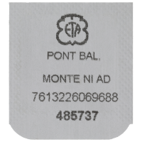 Unruhbrücke montiert, vernickelt Schliff gerade Striche