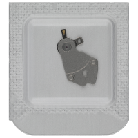 Unruhbrücke montiert, vernickelt Schliff gerade Striche