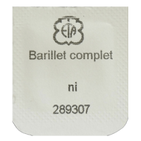 Federhaus vollst&auml;ndig, vernickelt (Chronometer)