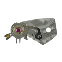 Unruhbr&uuml;cke rhodiniert perliert 2,5 mm