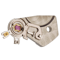 Unruhbr&uuml;cke vernickelt perliert 2,5 mm