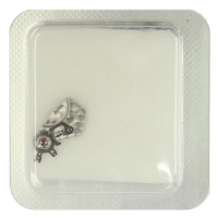 Unruhbrücke vernickelt perliert 2,5 mm