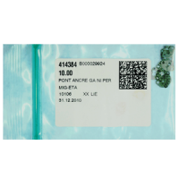 Ankerbr&uuml;cke vernickelt perliert 2.5 mm