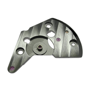 Brücke für Automatik rhodiniert Genfer Rippe 2 mm