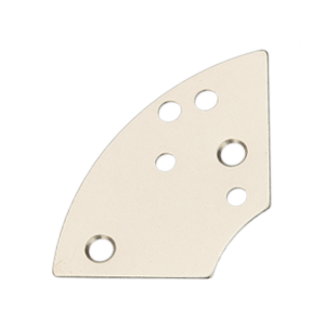 Halteplatte für Datumraste vernickelt