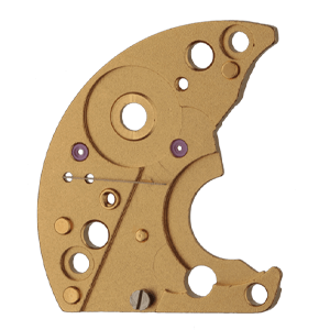 Chrono-Brücke, vergoldet