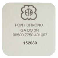 Chrono-Br&uuml;cke, vergoldet