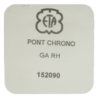 Chrono-Br&uuml;cke, rhodiniert