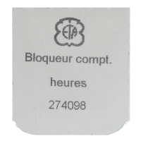 Blockierhebel f&uuml;r Stundenz&auml;hlrad