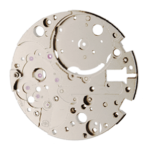 Werkplatte, rhodiniert