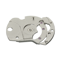 Gestell f&uuml;r Automatik, rhodiniert, perliert