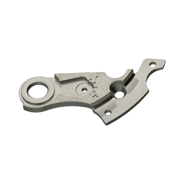 Unruhbrücke rhodiniert, perliert