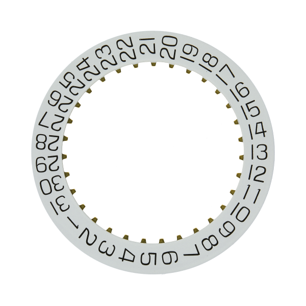 Datumanzeiger 3H Weiss / Schwarz