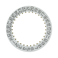 Datumanzeiger 3H Weiss / Schwarz