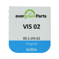 Schraube für Unruhbrücke, blau