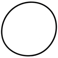 Gasket for caseback  flat *generic*