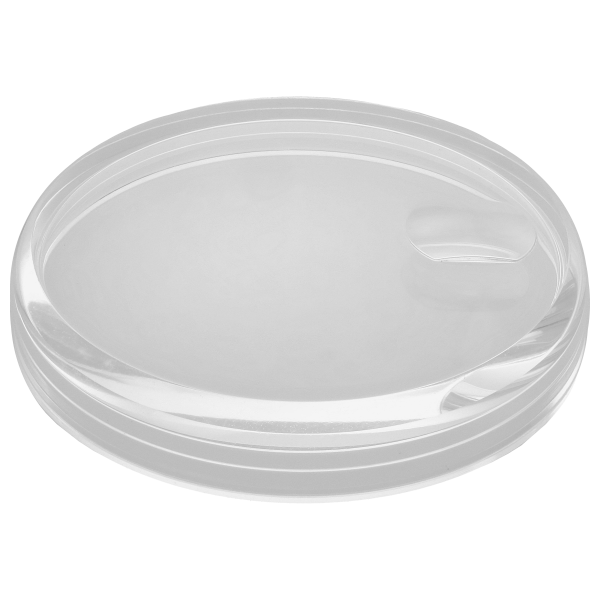 Plastik Glas - mit Lupe (Ø 30,40) *alternativ*