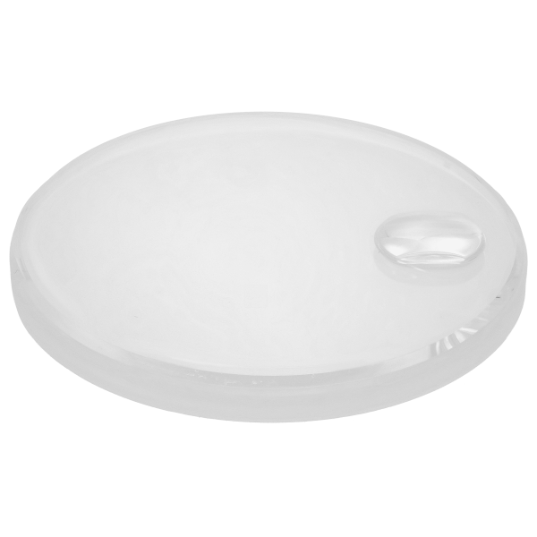 Saphirglas (Ø 33,3 / Dichtung H=2,10 mm) mit Lupe *alternativ*