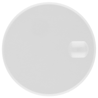 Saphirglas (&Oslash; 33,3 / Dichtung H=2,10 mm) mit Lupe *alternativ*