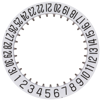 Datumanzeiger 6H Weiss/Schwarz