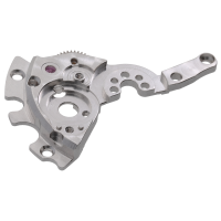 Br&uuml;cke f&uuml;r Automatik, rhodiniert perliert 2.5 mm Absatz spiralig